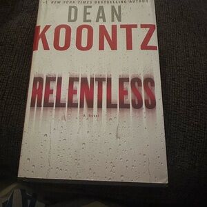 Dean Koontz 'Relentless' Hardcover‎ Book